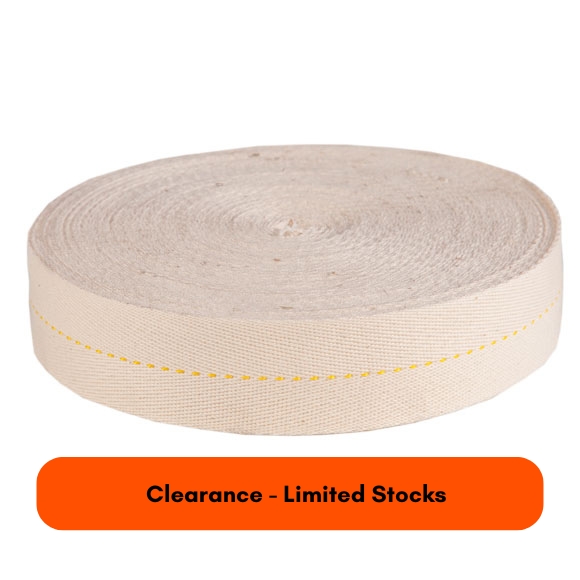 Cotton Webbing Removal Van Straps/Rolls 38mm width